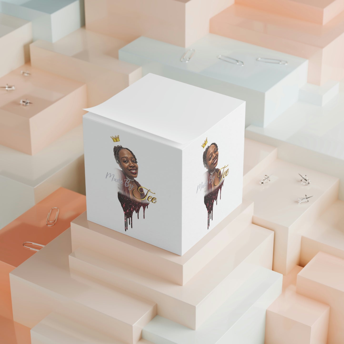 Custom Sticky Note Cube