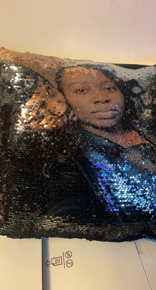 Custom Sequin Pillow