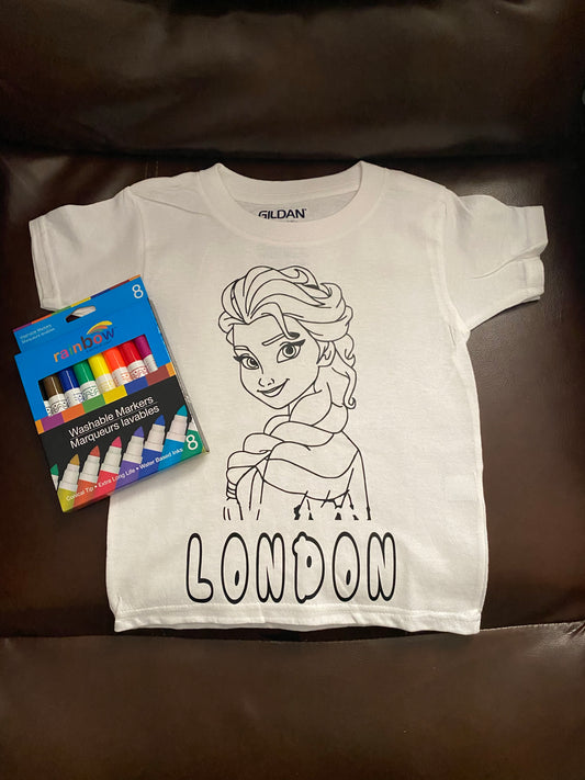 Coloring shirts!