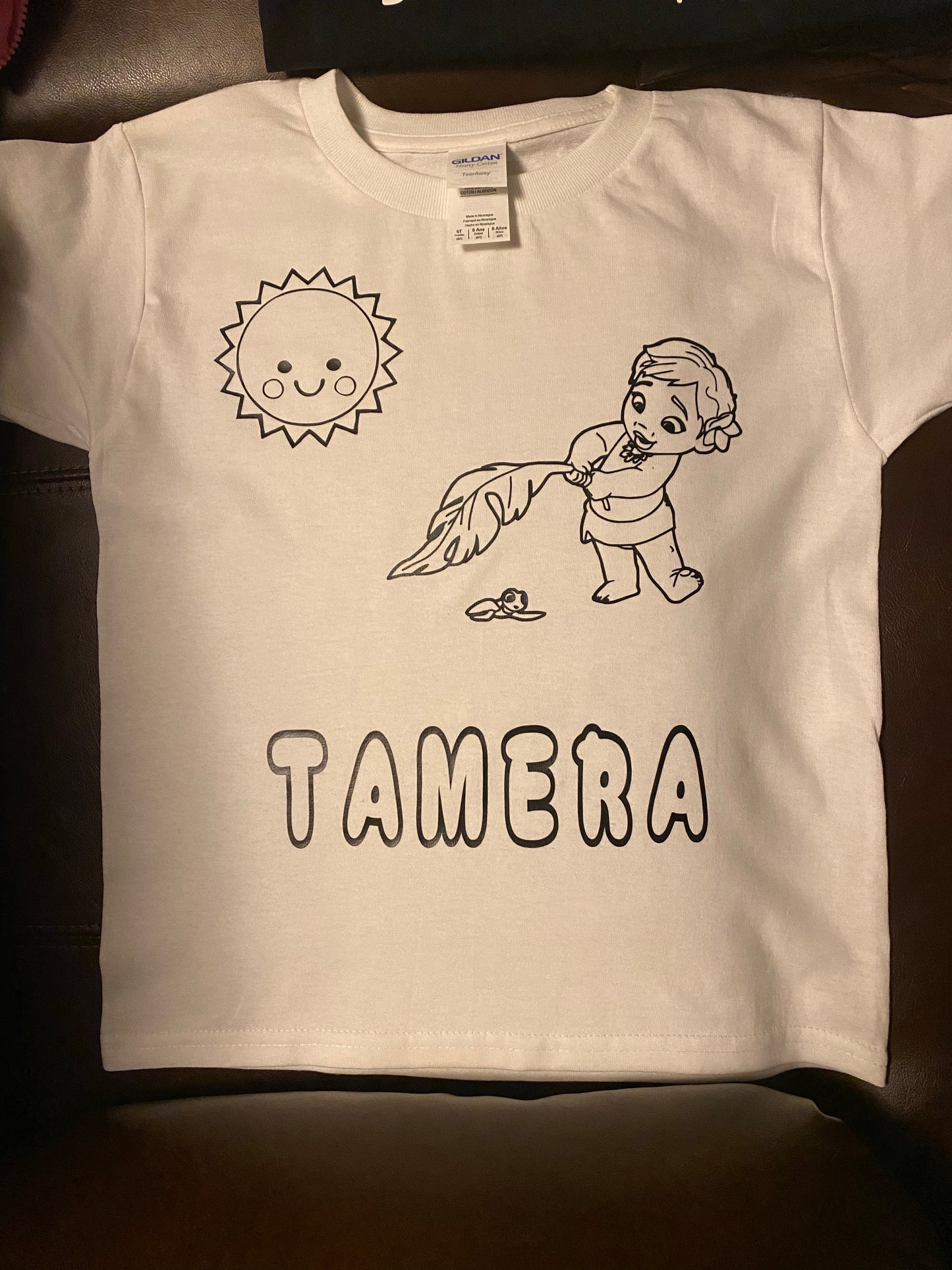 Coloring shirts!