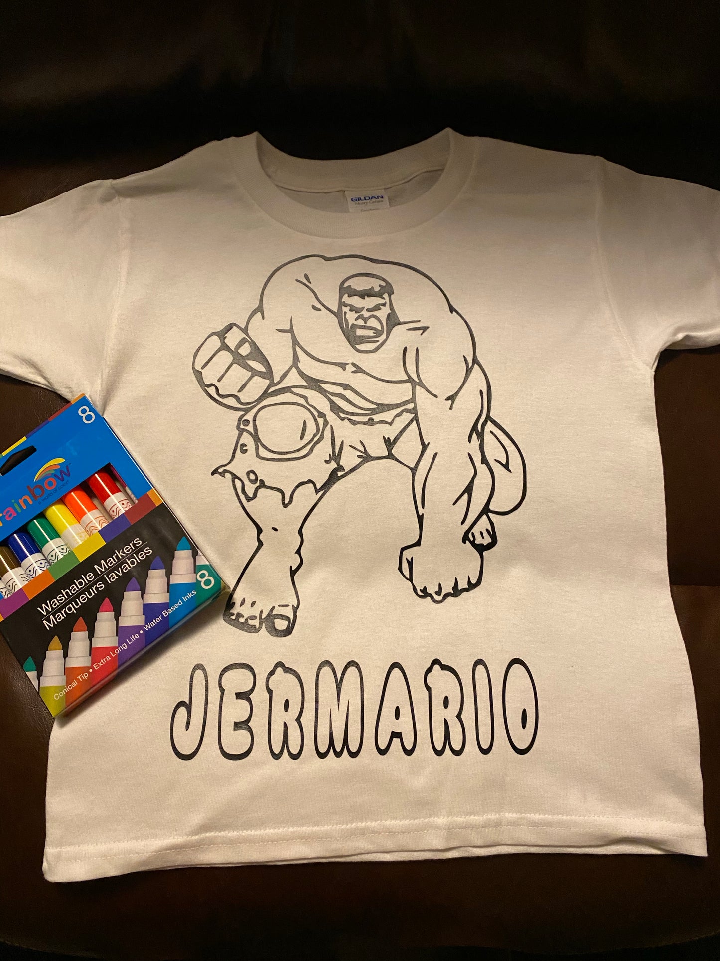 Coloring shirts!