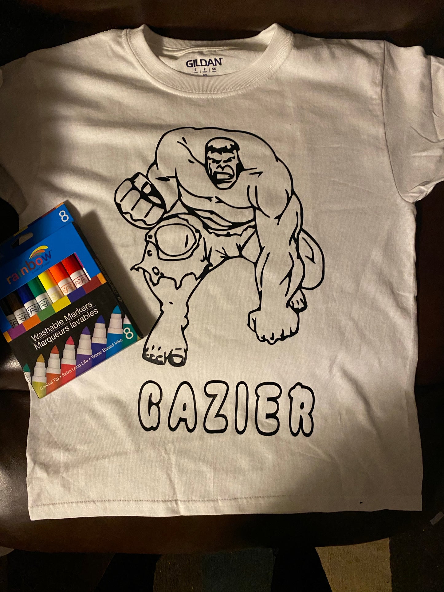 Coloring shirts!